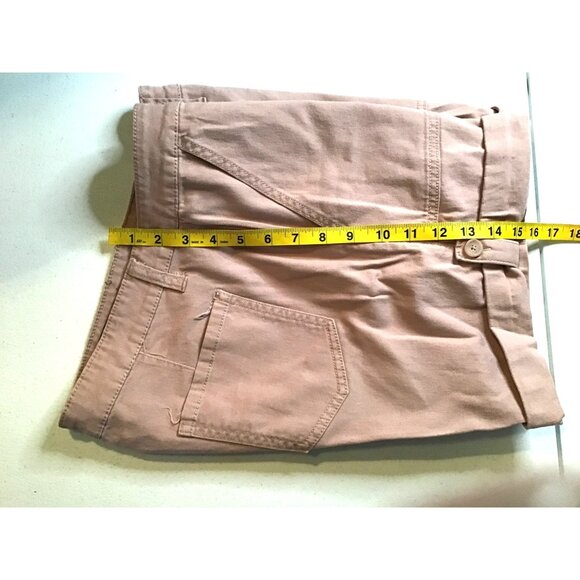 JONES NEW YORK- WOMENS BLUSH 97% COTTON UTILITY SHORTS SIZE 12 - Picture 6 of 6